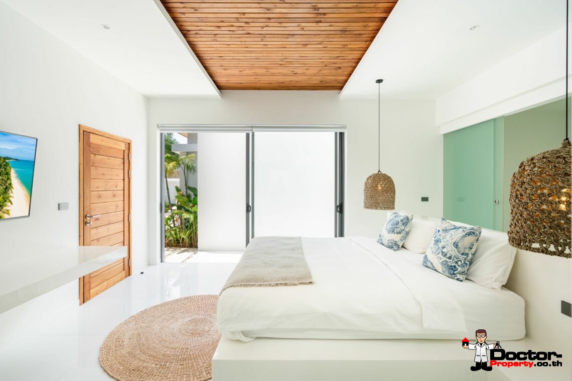 New Luxury Balinese Style Modern 3 Bedroom Pool Villa – Mea Nam, Koh Samui – For Sale